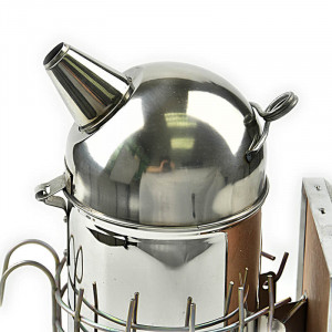 afumator inox jumbo 30 de cm cu cap rotund