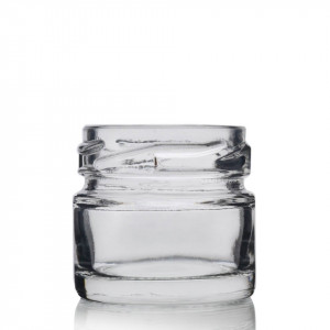 Borcan pentru marturii cu miere sau pentru laptisor de matca 30ml