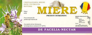 Etichete borcan miere de albine de Facelia Nectar 154mm x 60mm