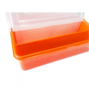 Hranitor de podisor pentru albine cu capac transparent 1.5 kg