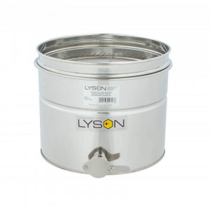 Maturator miere 30 l inox cu canea si sita din inox fara manere - Lyson