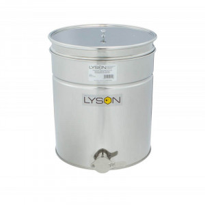 Maturator miere 50 l inox cu canea si sita din inox fara manere - Lyson