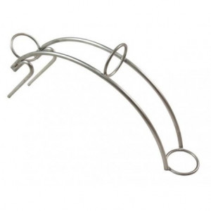 Suport pentru furtunele de miere - inox 50mm
