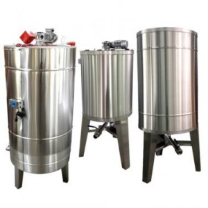 Bazin pentru miere 500KG cu omogenizator si capac