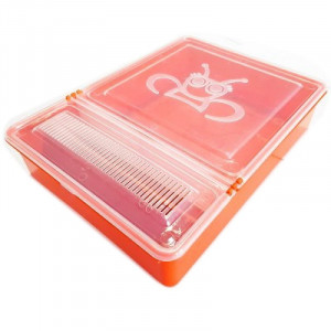Hranitor de podisor pentru albine cu capac transparent 1.5 kg