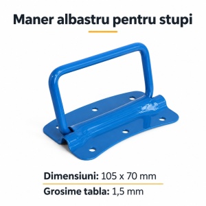 Manere Stupi Albastre 10.5x7 cm – Metalice | Onomeus.ro 2