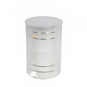 Maturator miere 200 l inox cu canea din plastic fara manere - Lyson