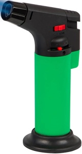 Mini Arzător Gaz Flamex Piezo Reîncărcabil 17g – 1300°C, Verde-onomeus.ro(5)
