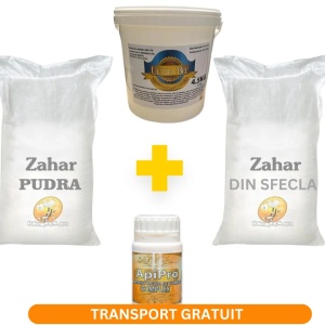 Pachet Kit 25 de kg hrana semisolida pentru albine proteica cu Ultrabee si Vitamine