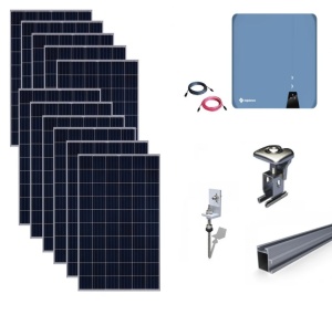 Sistem Fotovoltaic Monofazat SMART On-Grid 5kWp, stocare 5kWh - Panouri Monocristaline CanadianSolar/Longi/Jinko