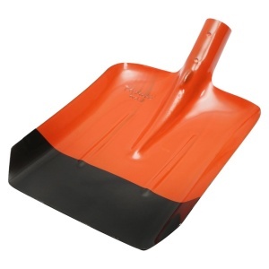 Cap de lopata din otel vopsit rosu si negru - 230x280x370 mm - onomeus.ro 4
