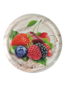Capac pentru borcane diametru 82mm - Model cu fructe