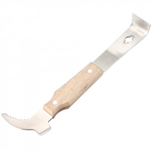 Dalta apicola din inox cu scarar cu maner din lemn
