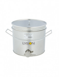 Maturator miere 30 l inox cu canea si sita inox si manere - Lyson