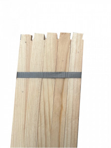 Rame apicole latite din lemn de pin 1/1 gaurite - pachet 50 buc