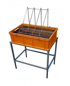 Tava de descapacit cu suport si tava din INOX - 20 cm Lyson