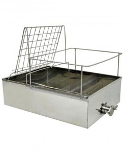 Tava de descapacit din inox cu suport de asteptare rame - Lyson