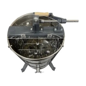 Centrifugă apicolă 2 rame cu capac deschis – interior din inox