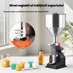 Dozator lichide manual  pentru miere, lapte, suc, ulei esential 50-100ml - onomeus.ro  2