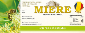 Etichete borcan miere de Tei Nectar 154mm x 60mm
