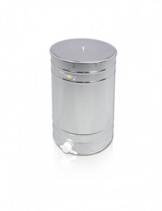 Maturator miere 150 l inox cu canea din plastic fara manere Lyson