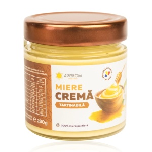 Miere Crema Tartinabila - Apisrom 280g