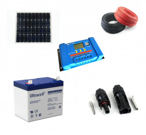 Sistem Fotovoltaic cu Panou 55W Victron Energy