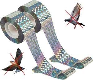 Banda Reflectorizantă Anti-Păsări 4.8cm x 50m – Protecție Grădină și Livadă - onomeus.ro(4)