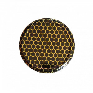 Capac pentru borcane diametru 66mm - Fagure negru
