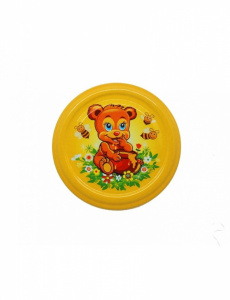 Capac pentru borcane diametru 66mm - Ursulet care mananca miere