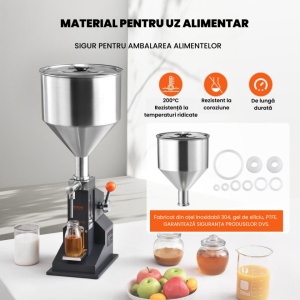Dozator lichide manual  pentru miere, lapte, suc, ulei esential 50-100ml - onomeus.ro 