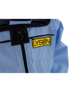 Combinezon apicol pentru copii cu masca- ALBASTRU - Lyson Color Line