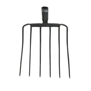 Furca metalica cu 6 coarne - fara maner