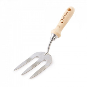 Lopatica din inox tip grebla pentru miere cristalizata cu maner din lemn