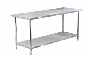Masa inox cu polita inferioara 1800x700x850 mm