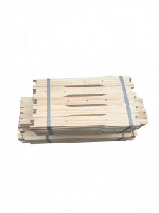 Rame apicole latite din lemn de pin 1/1 gaurite - pachet 50 buc