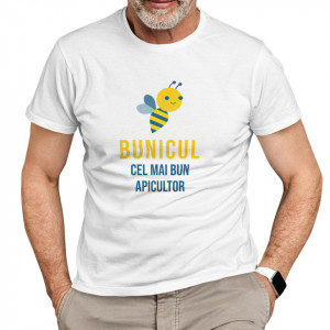 Tricou apicultor personalizat - Bunicul - cel mai bun apicultor