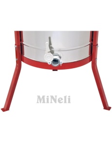 Centrifugă apicolă tangențială 4 rame din inox alimentar – vedere frontală.