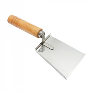 Lopatica din inox tip spatula pentru miere cristalizata cu maner din lemn