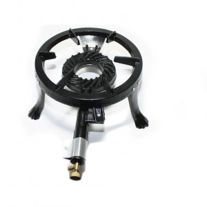 Arzator de gaz din fonta cu 3 picioare - 33cm
