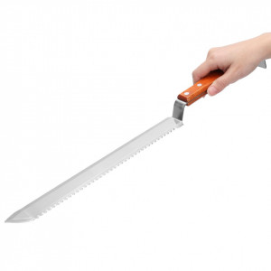 cutit de descapacit zimtat cu dalta apicola din inox si maner din lemn