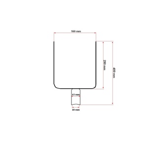 Furca metalica cu 2  coarne - fara maner - onomeus.ro
