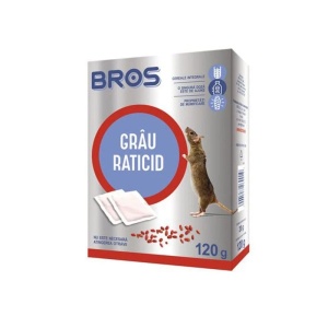 Grau Soareci (raticid) grau rosu - 6 plicuri - 120 grame