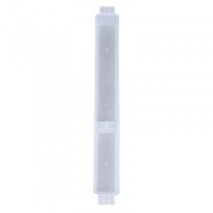 Hranitor apicol uluc 1.5kg din plastic transparent cu 2 compartimente.