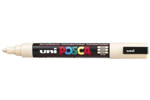 Marker uni POSCA PC-5m - bej