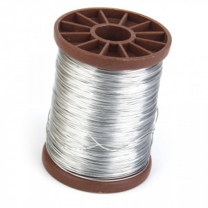 Sarma apicola inox 304 pentru rame 0.5 kg bobina alba - 0.4 mm