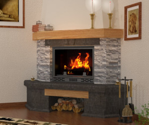 Semineu rustic Cristian