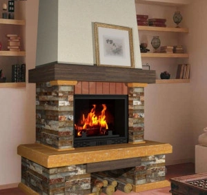 Semineu rustic Alba