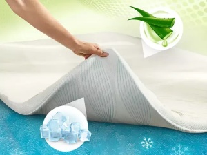 Топ матрак Aloe Vera Vitalis 2в1 5 см - Img 5