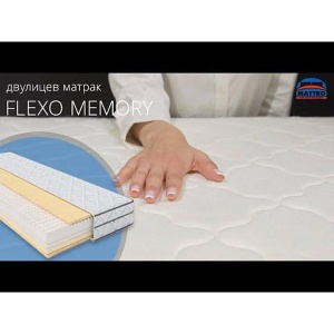 Двулицев матрак Flexo Memory 21см - MATTRO - Img 8